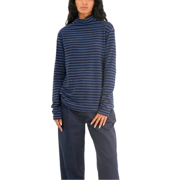 TALBOTS STRIPED COWL NECK TUNIC - Picture 10 of 10